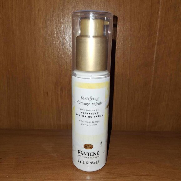 NIP Pantene Overnight Restoring Serum Fortifying Damage Repair, Full Size - Picture 1 of 3